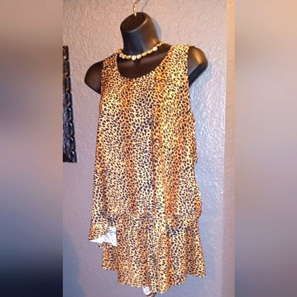 Leopard Pajama Set is Incredibly Soft! -Plus size